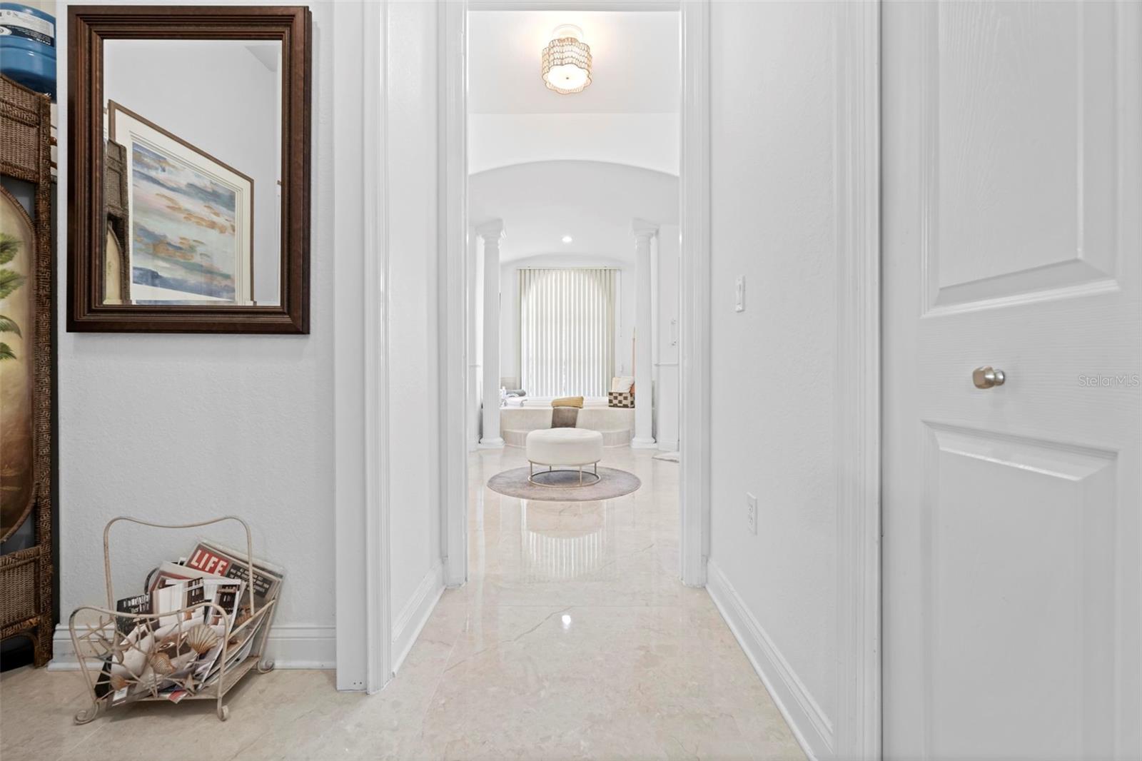 Hallway into Primary Bath