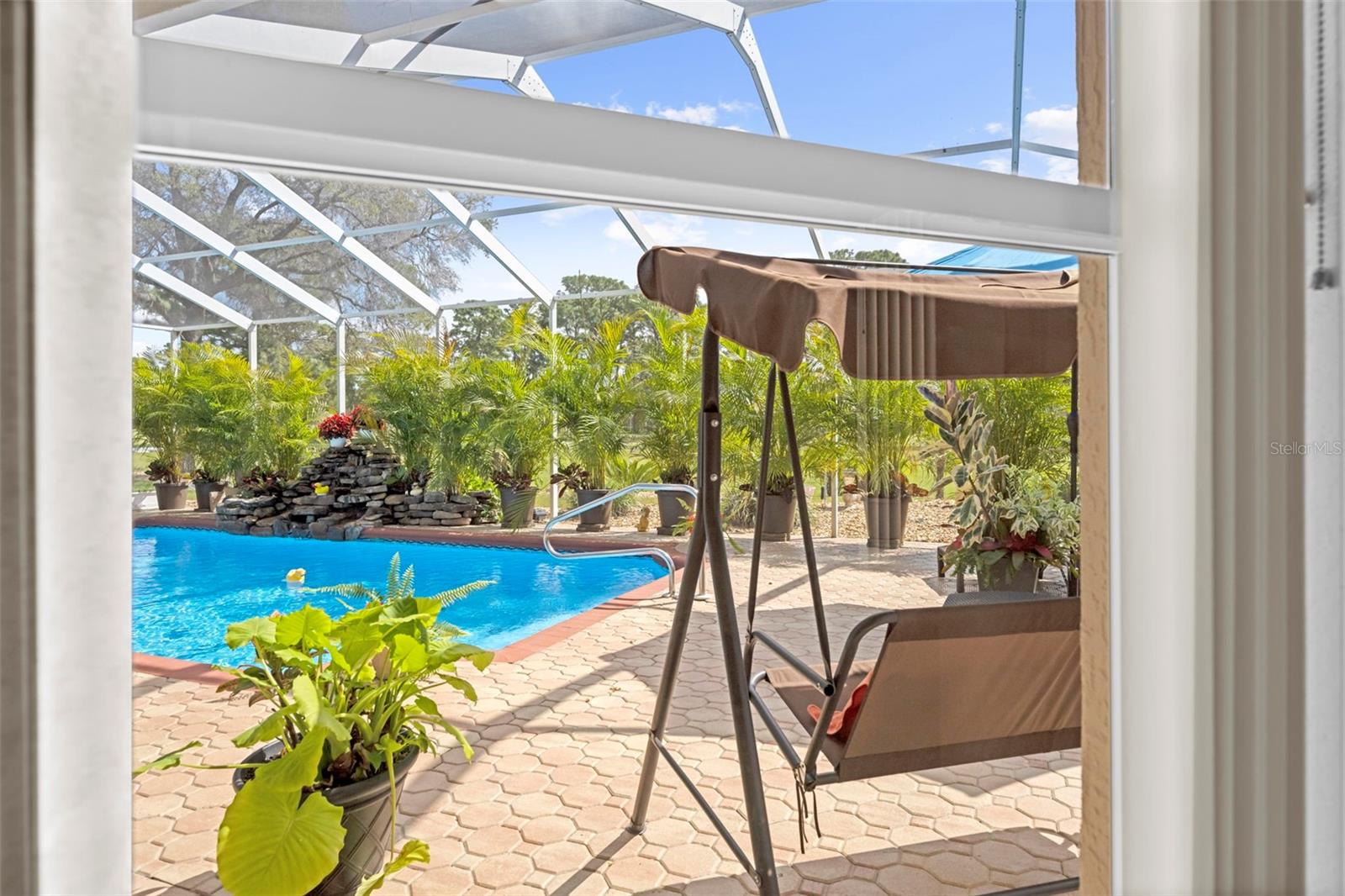 Pool Views from the Primary Sitting Area