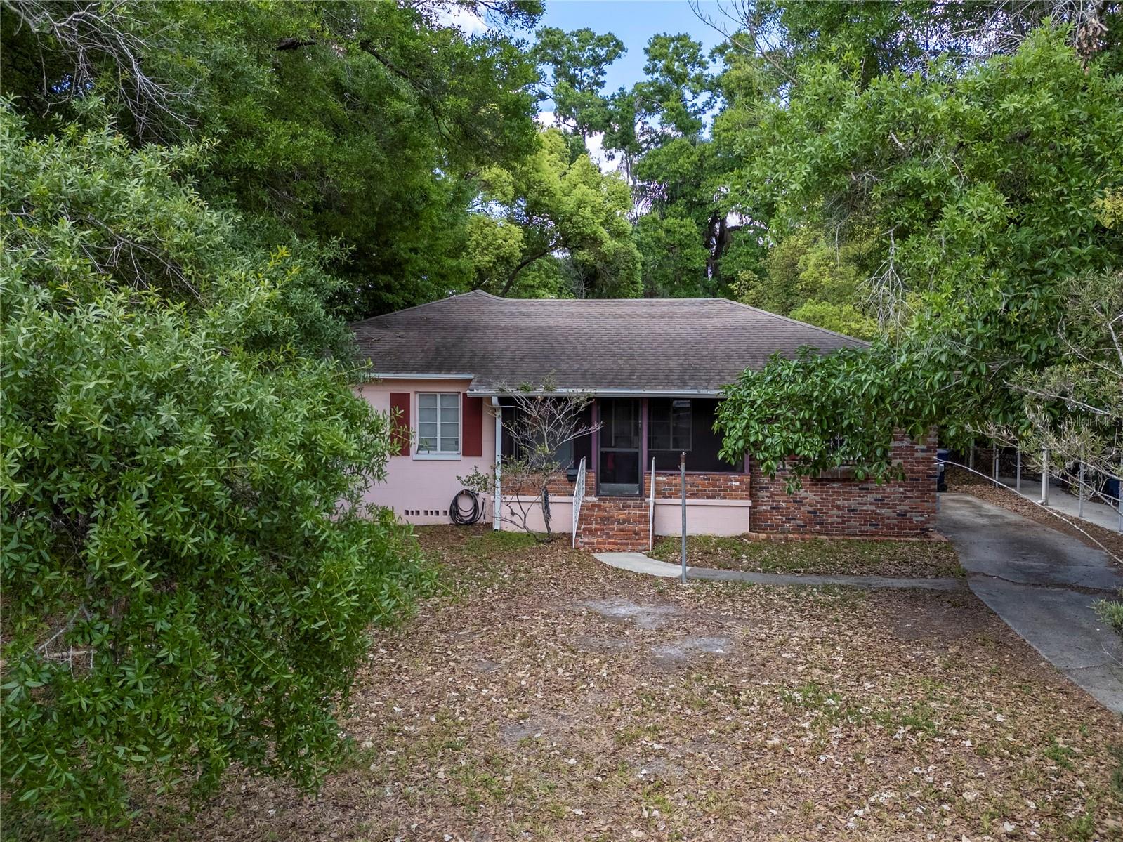 Front exterior view of the home