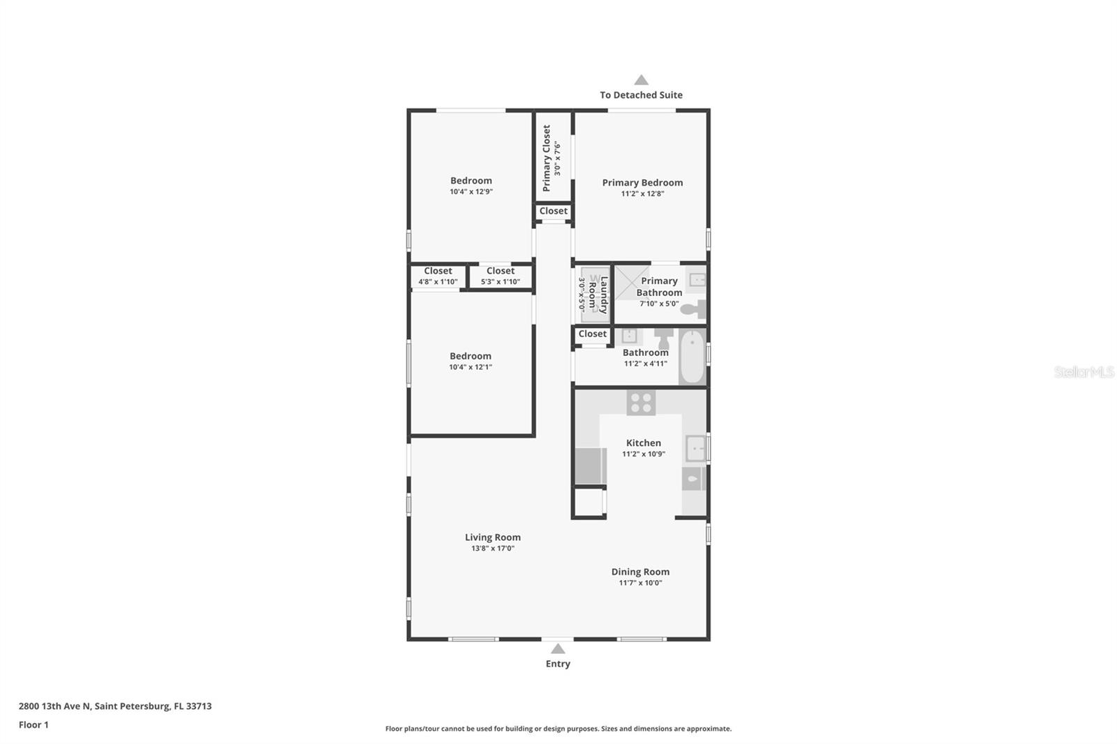 Main house floorplan