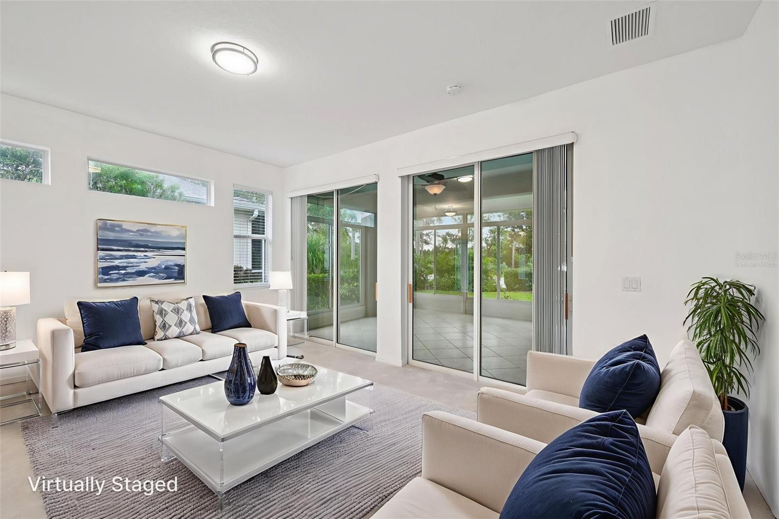 LIVING ROOM - VIRTUALLY STAGED