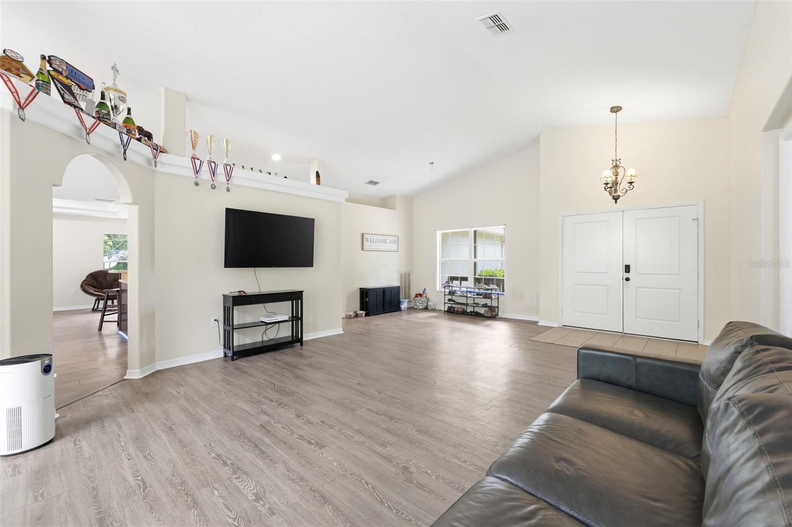 Living Room and Dining Area