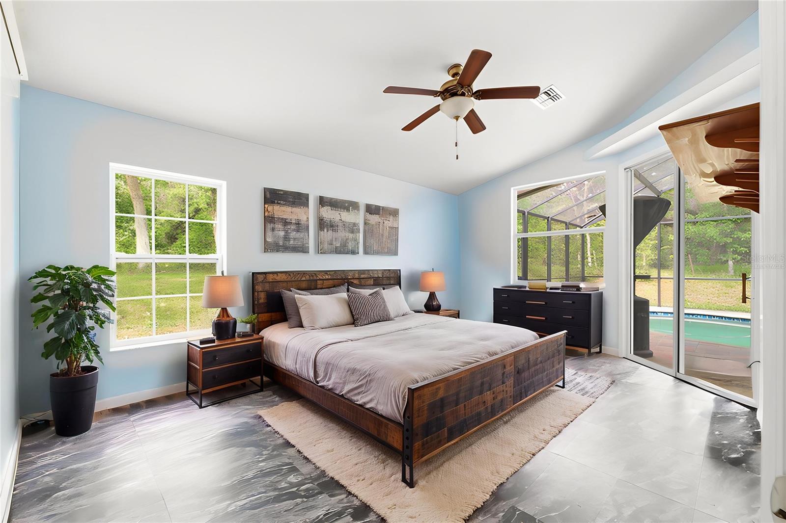 Primary Bedroom Virtually Staged