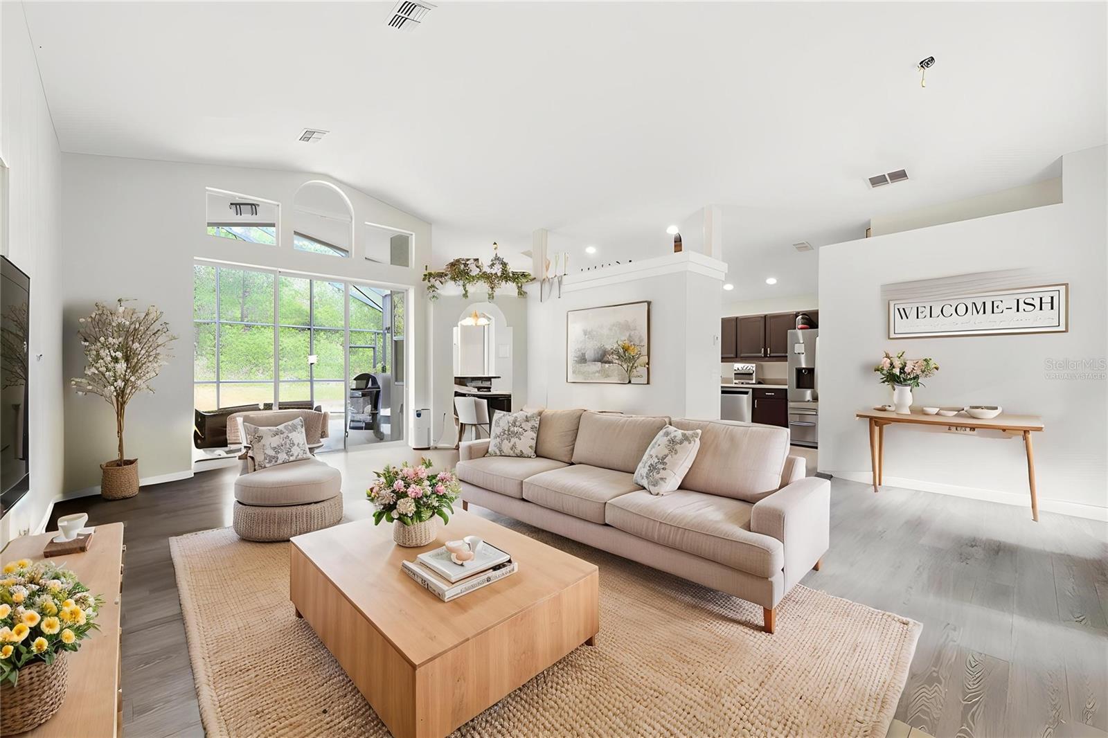 Living Room Virtually Staged