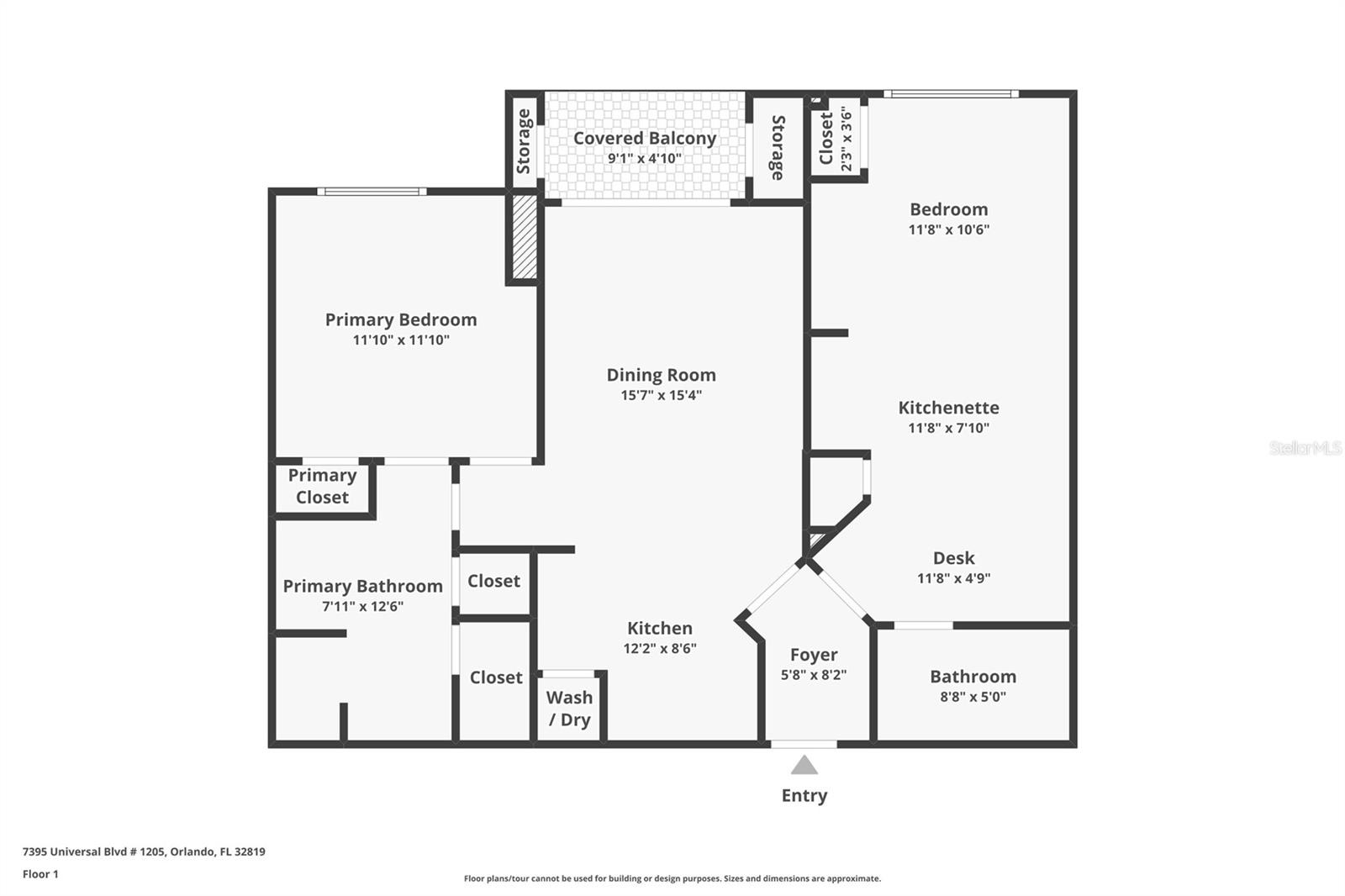 7395 UNIVERSAL BLVD #1205, ORLANDO, FL, 32819