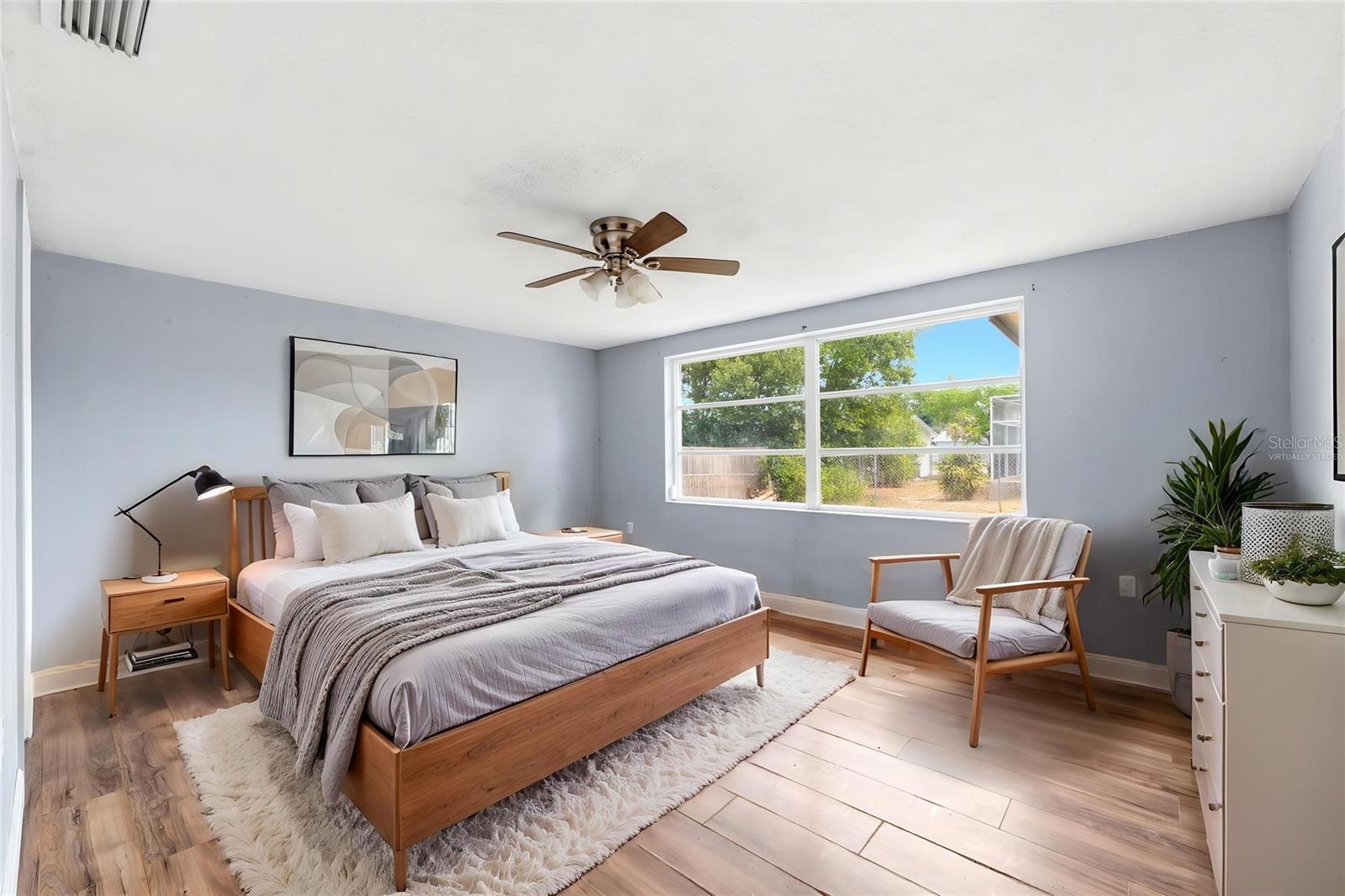 Primary Bedroom Virtually Staged