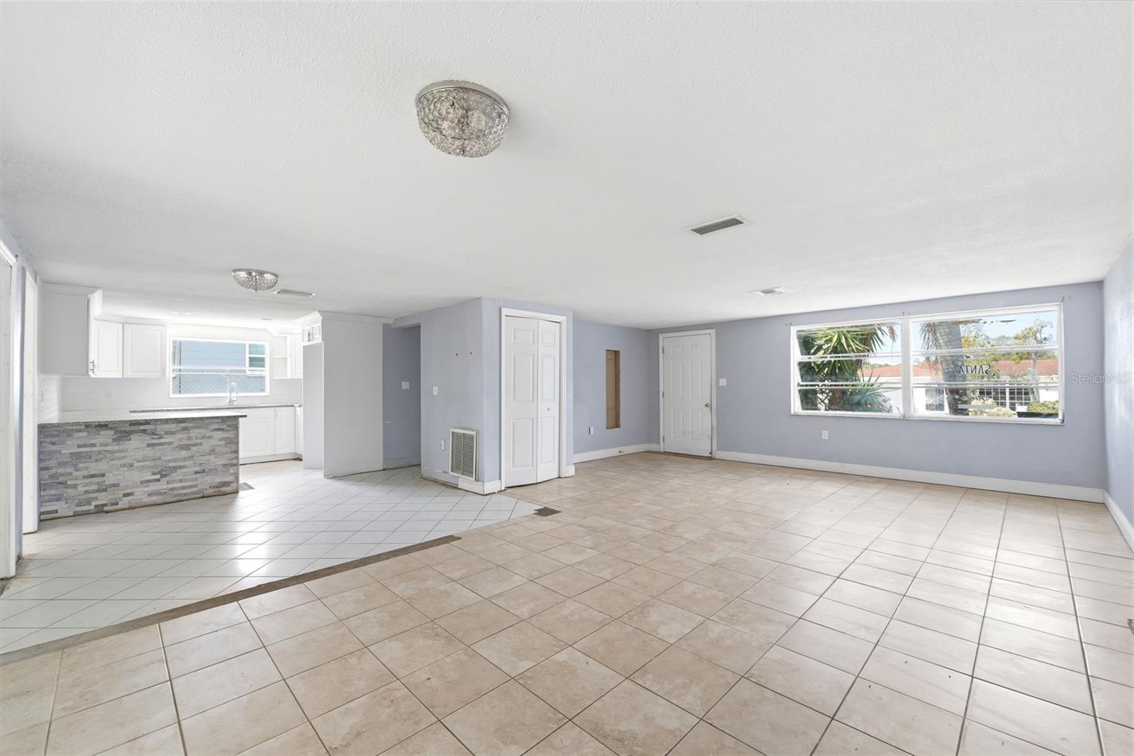 Dining/Kitchen/Living