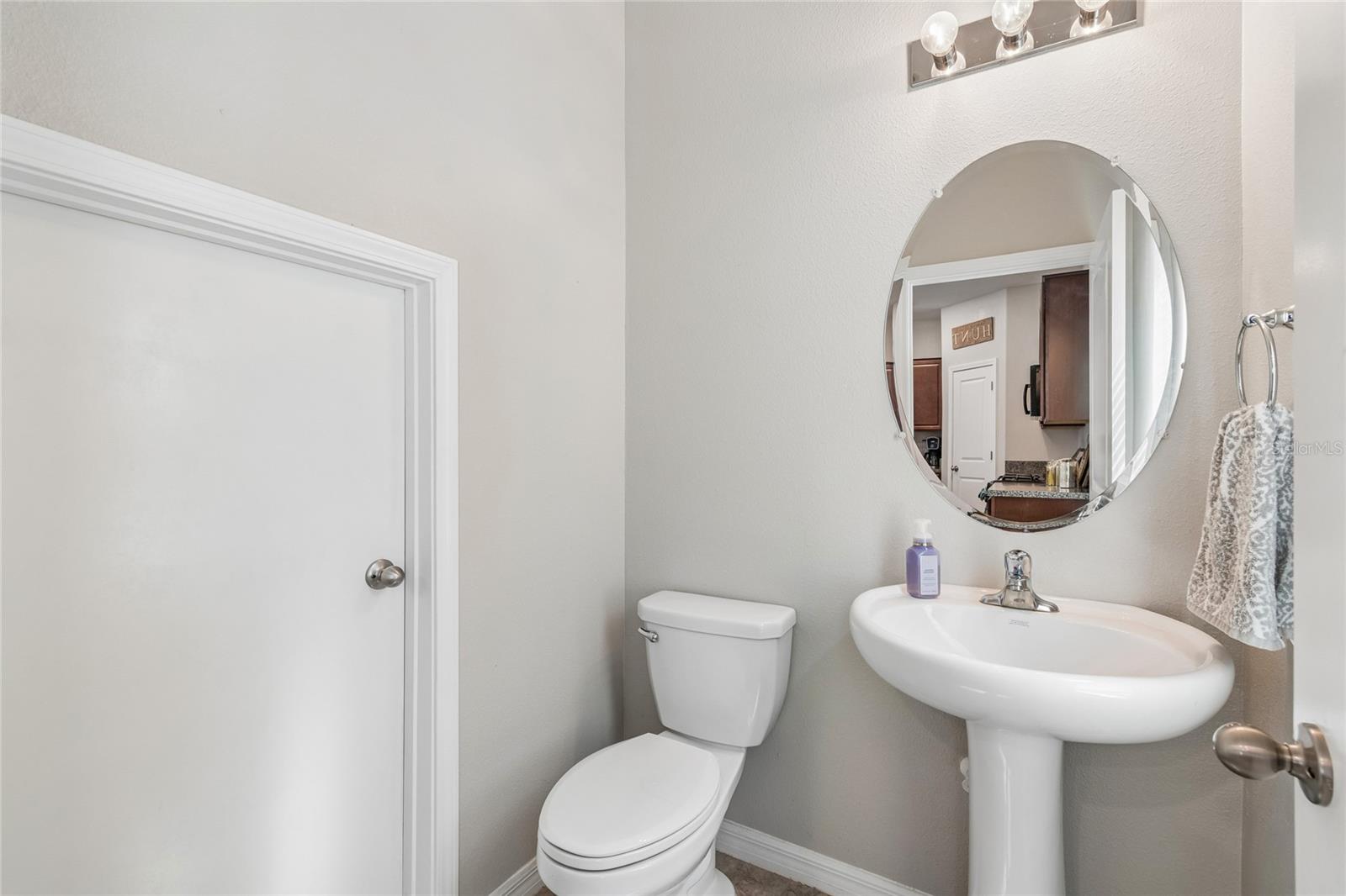 Main floor half bath