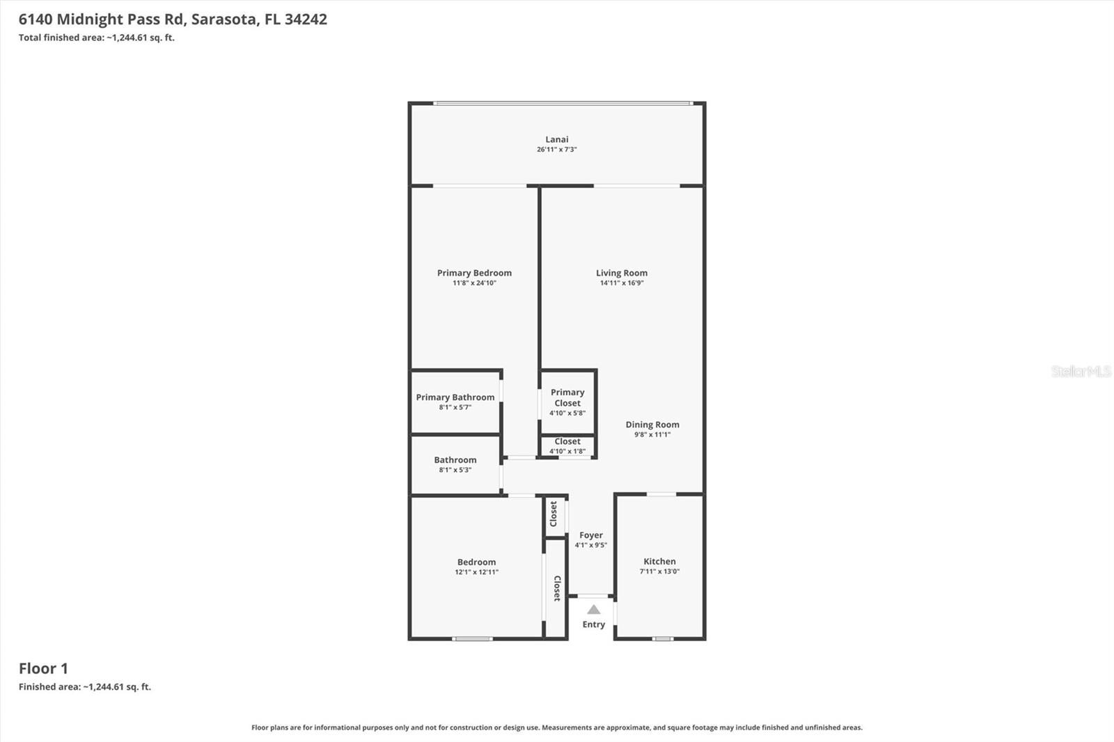 6140 MIDNIGHT PASS RD #603, SARASOTA, FL, 34242