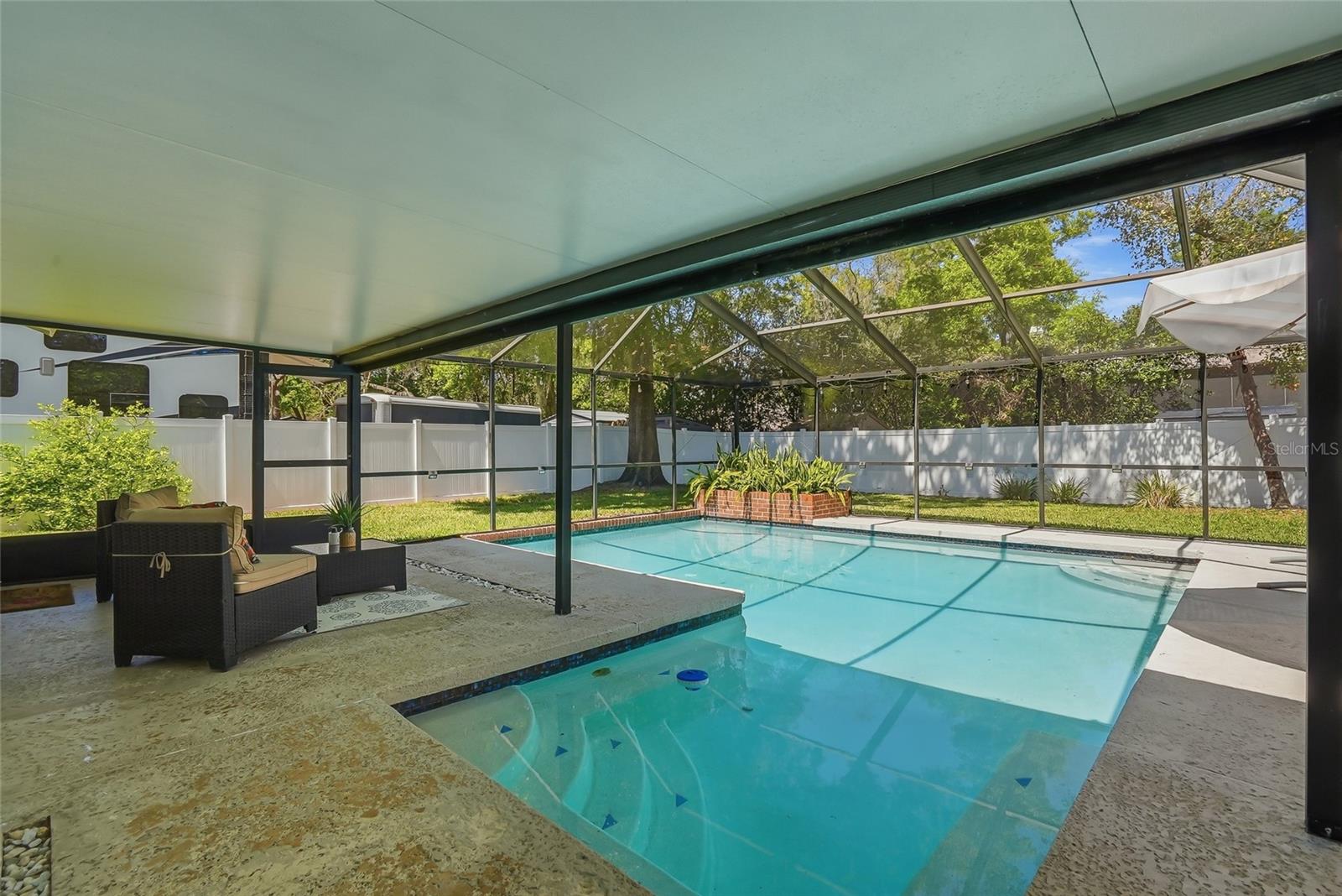 Covered porch for added shade