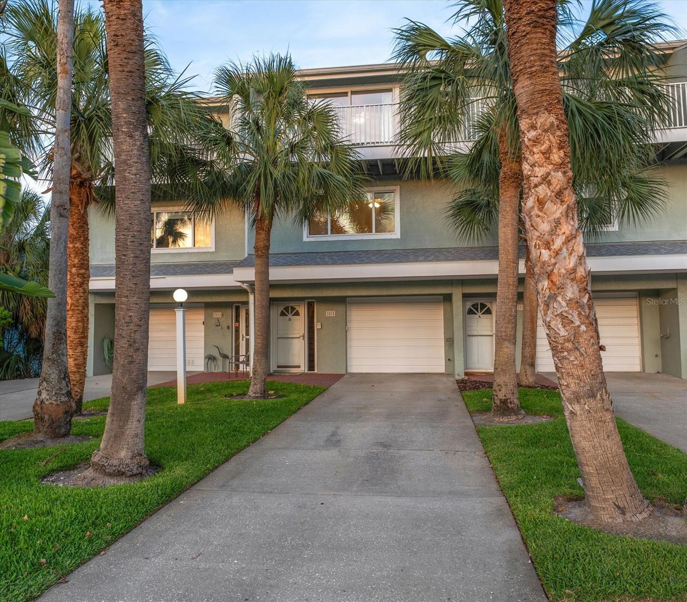 An inviting welcome awaits guests with an extra-long driveway!