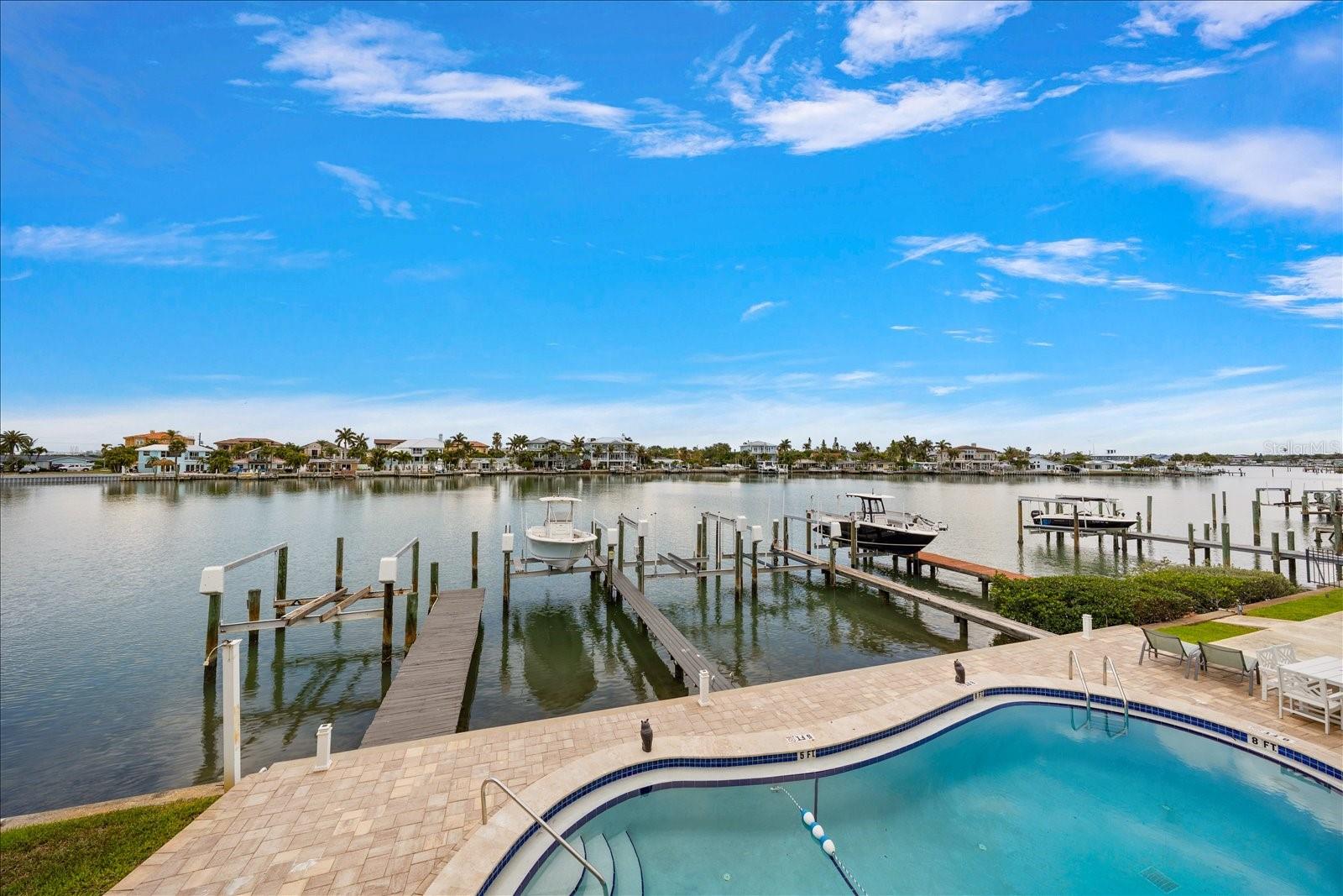 Stunning panoramic views of the waterfront.