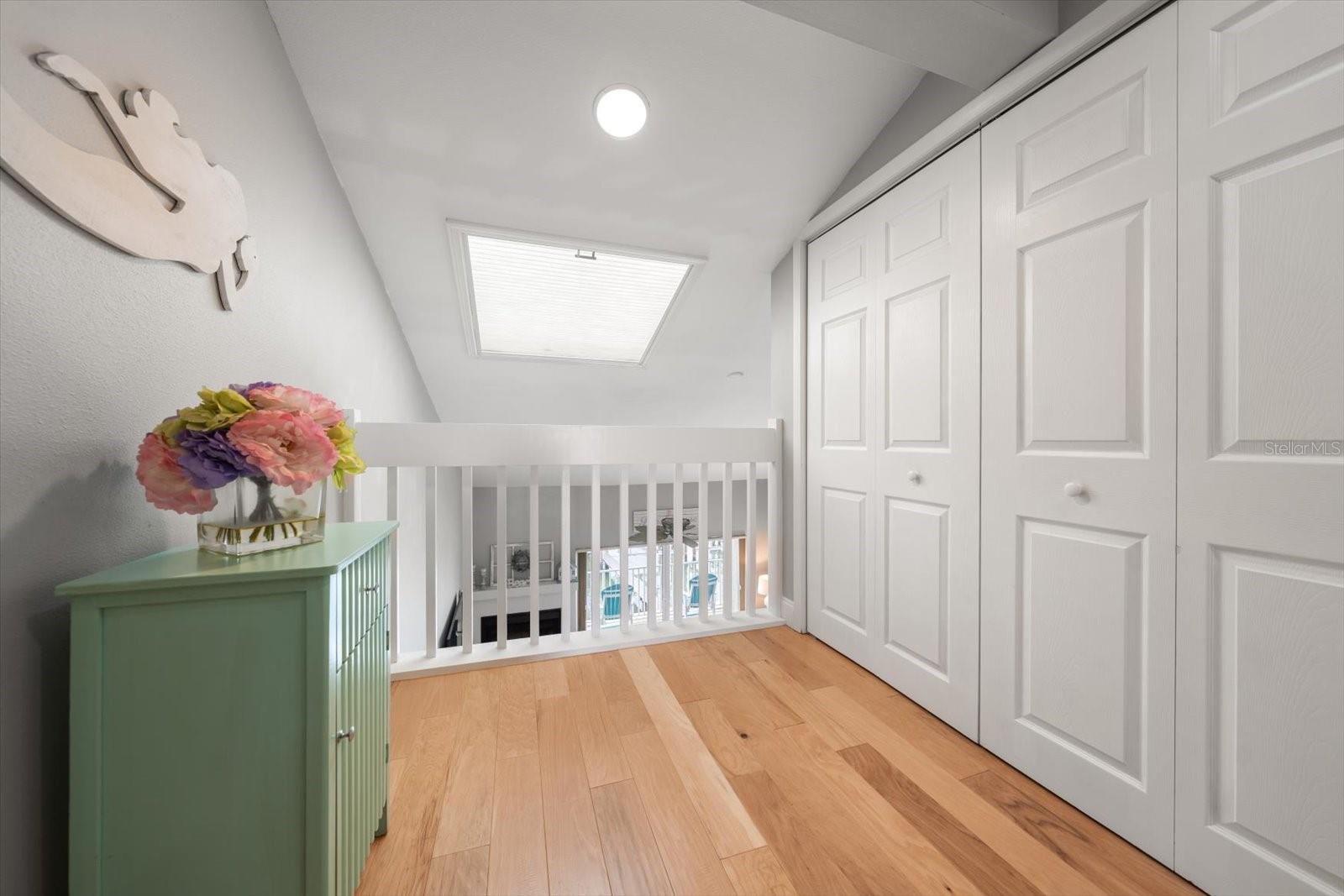 Overlook terrace from the second living level.