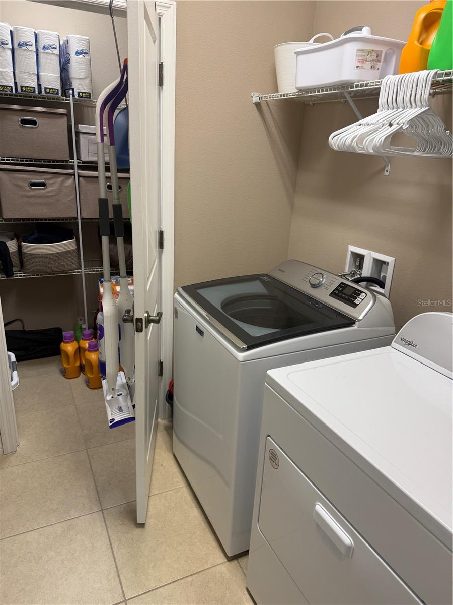 Laundry Storage Closet