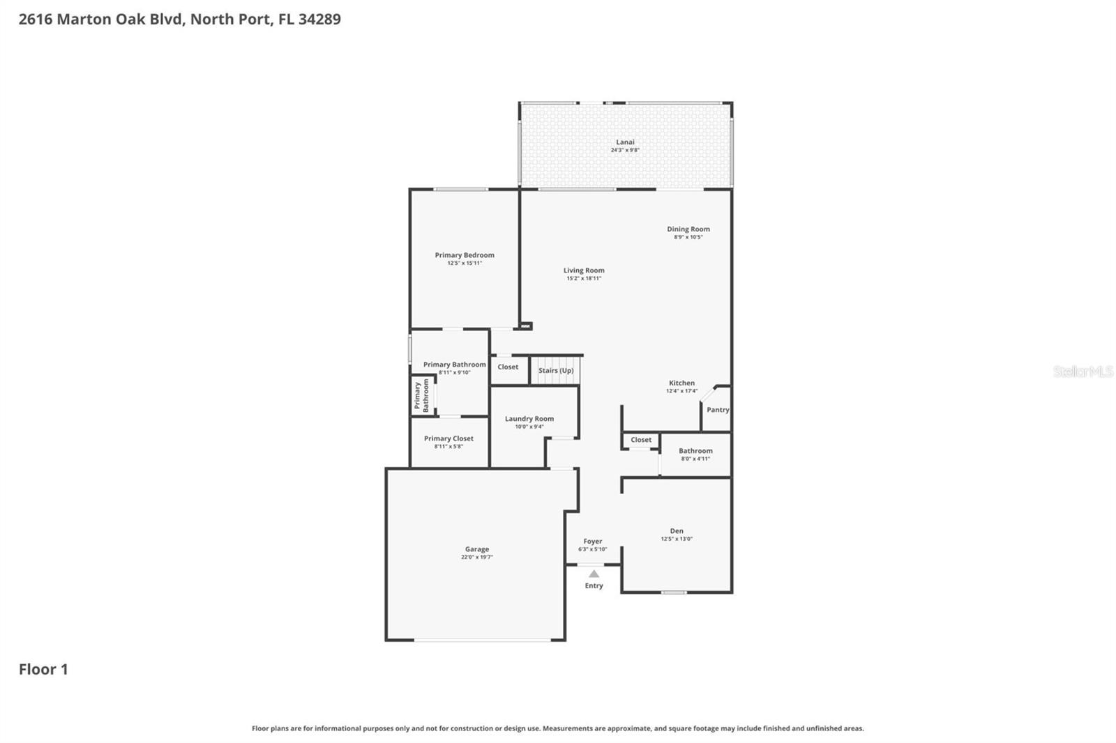 2616 MARTON OAK BLVD, NORTH PORT, FL, 34289