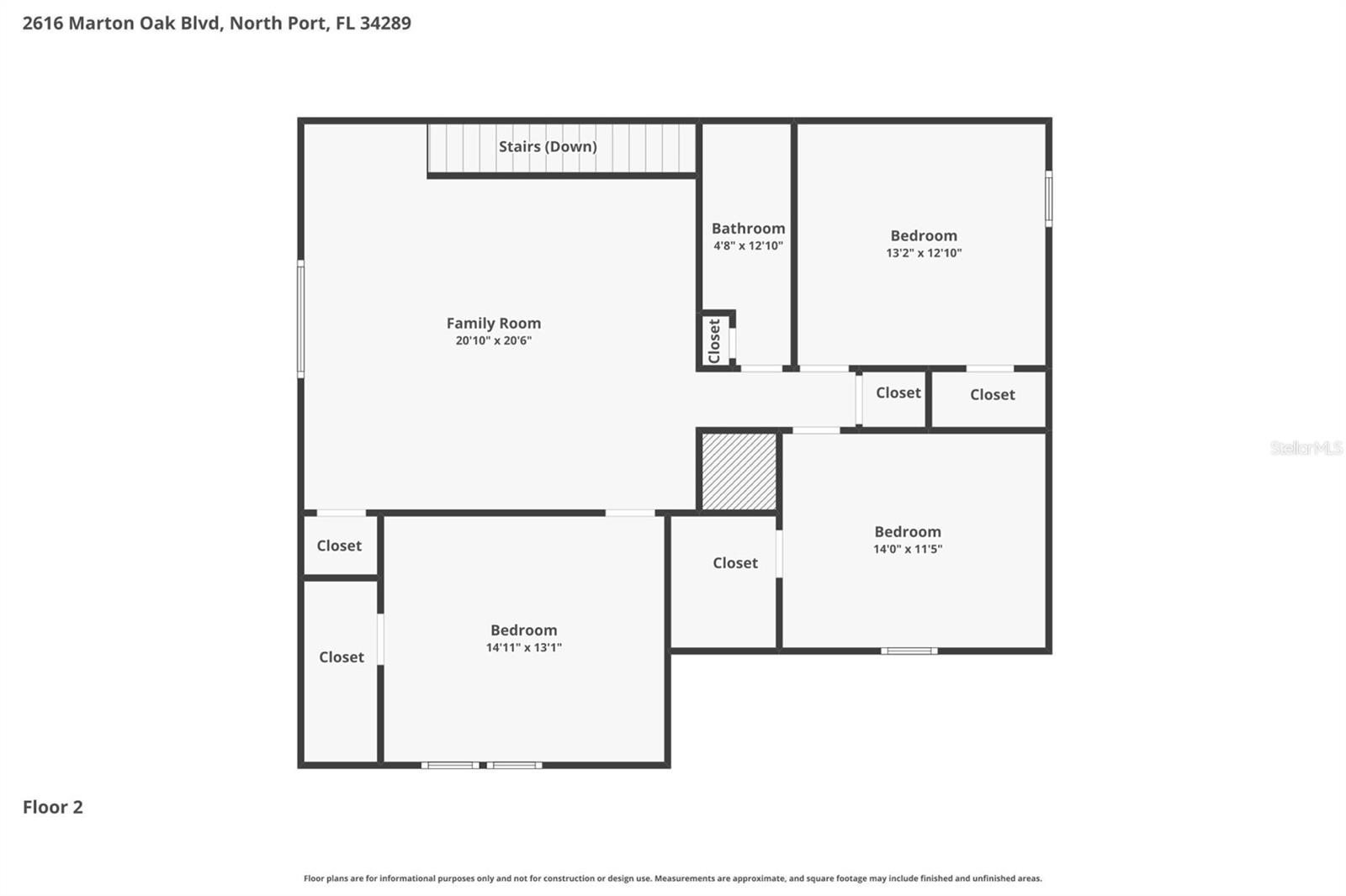 2616 MARTON OAK BLVD, NORTH PORT, FL, 34289