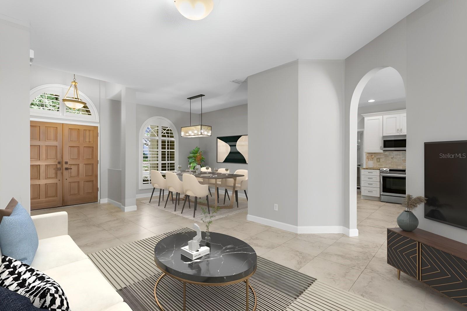 Formal Living and Dining Rooms