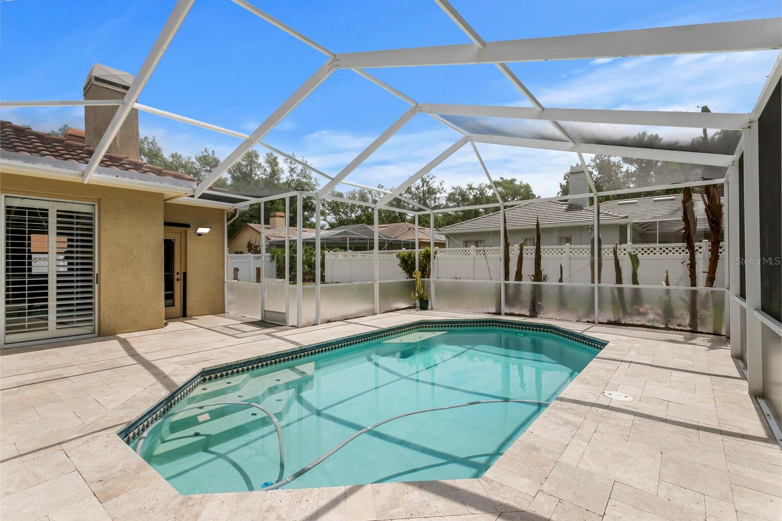 Travertine Decked Pool