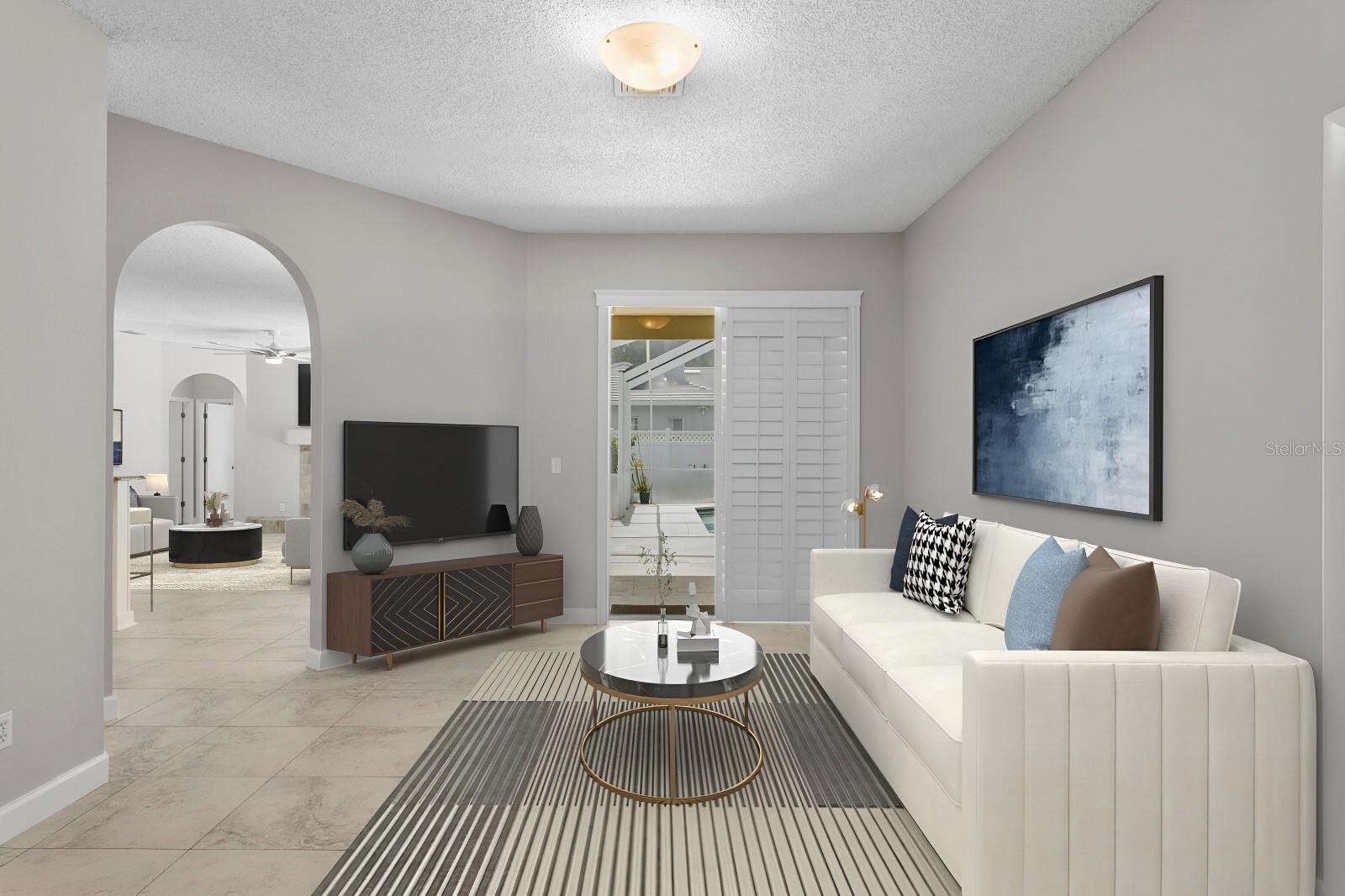 Livng Room Virtualy Stage