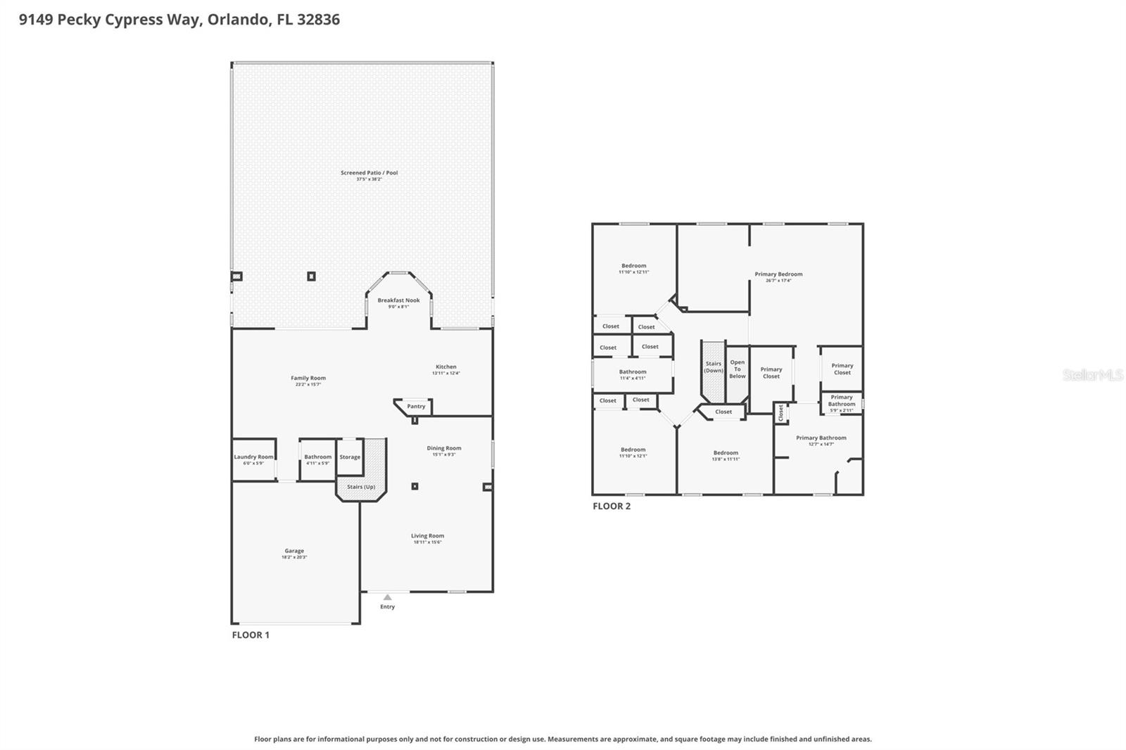 9149 PECKY CYPRESS WAY, ORLANDO, FL, 32836