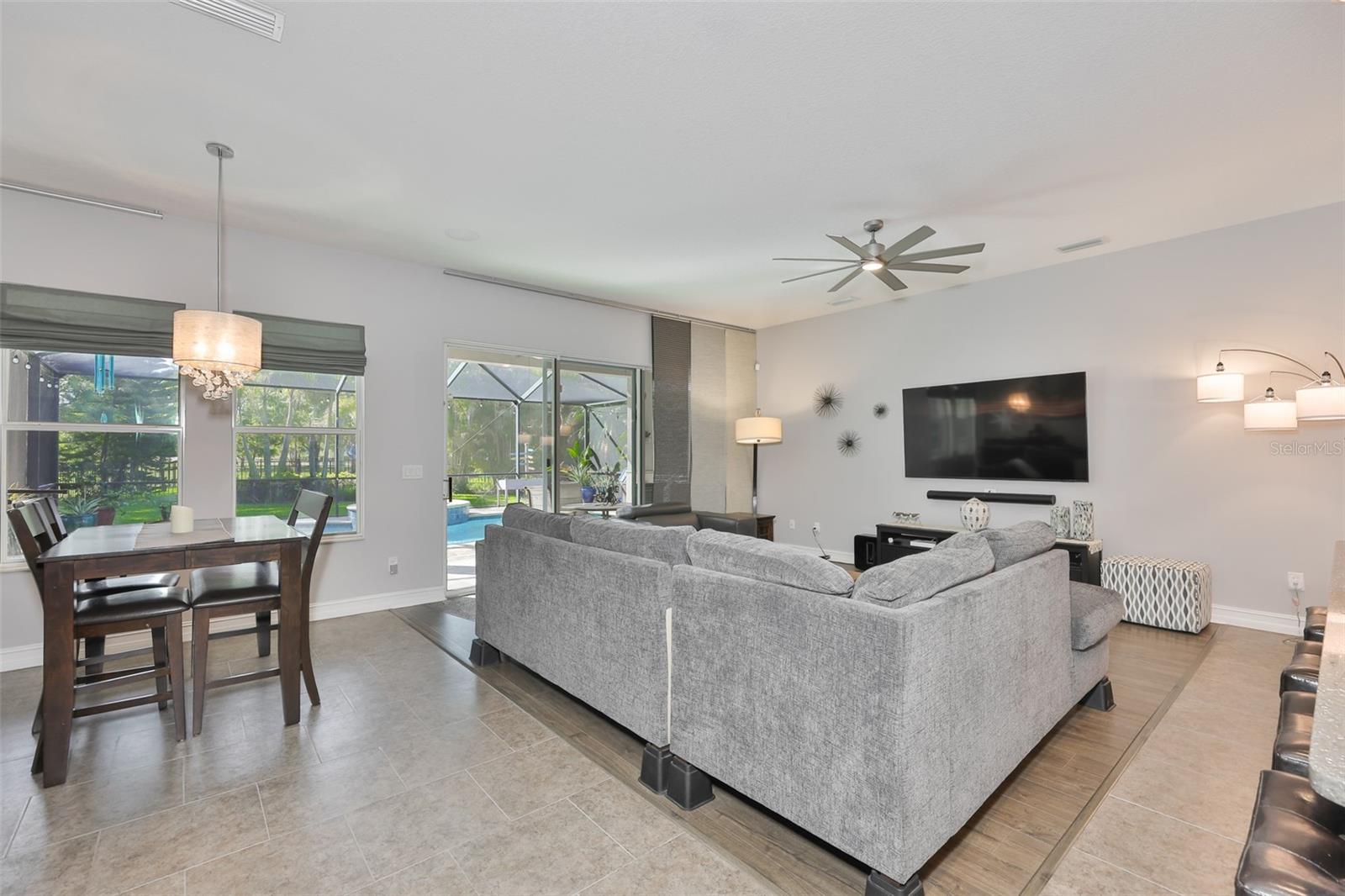 DR/LR view from kitchen