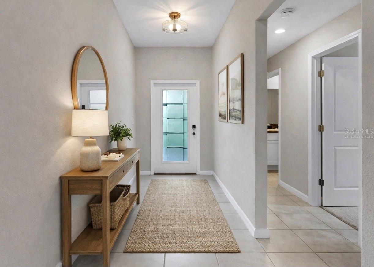 Virtually Staged Entryway