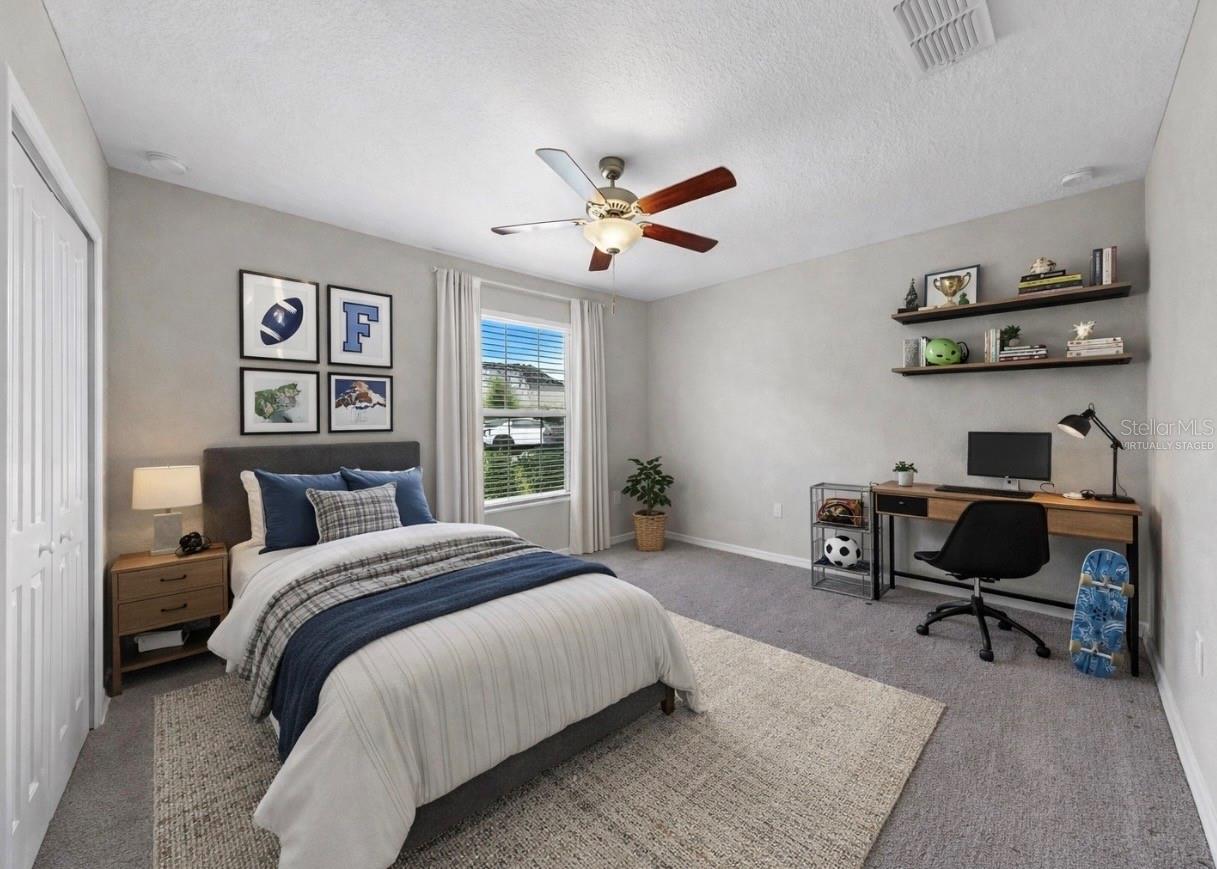 Virtually Staged Bedroom 3