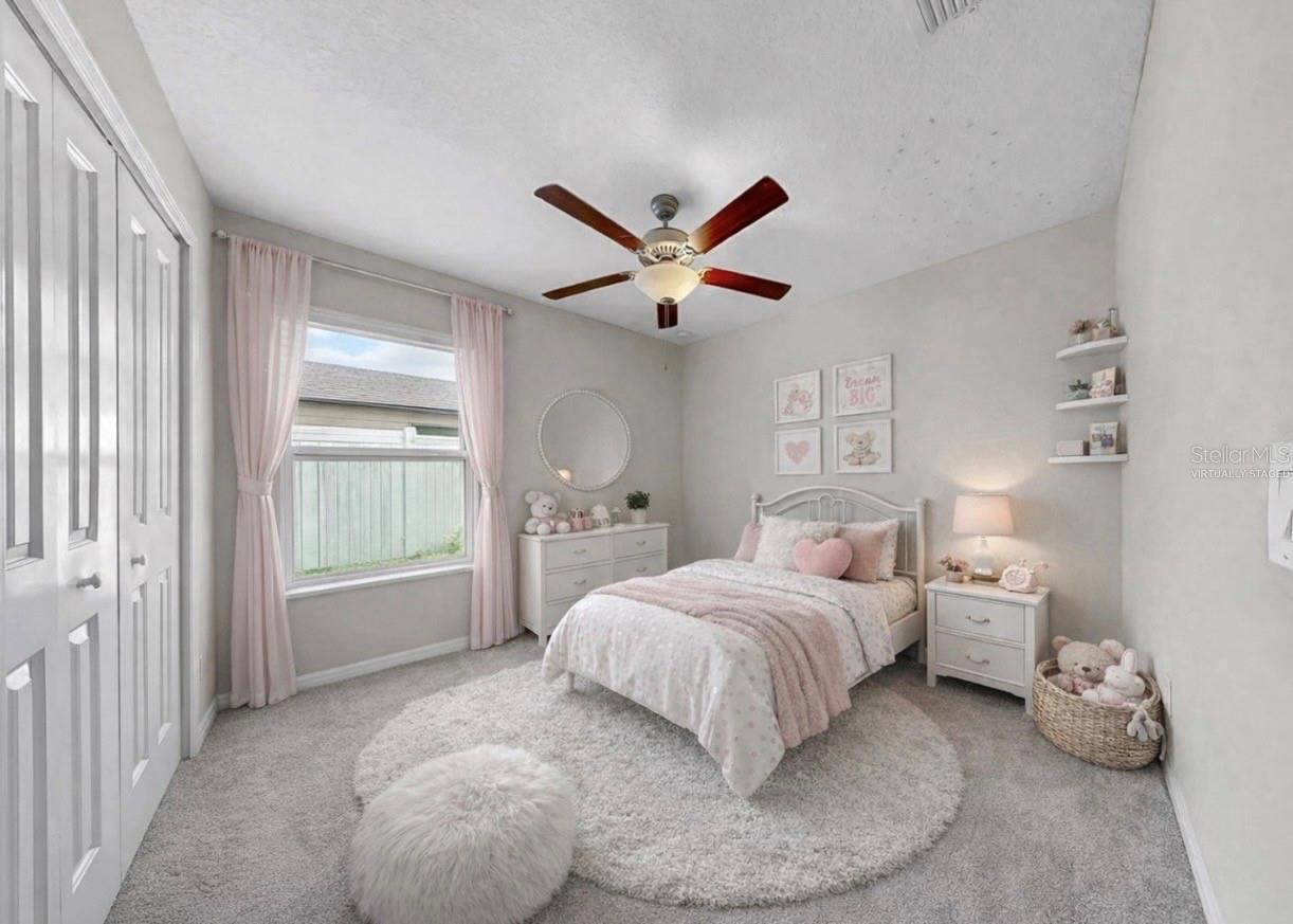 Virtually Staged Bedroom 4