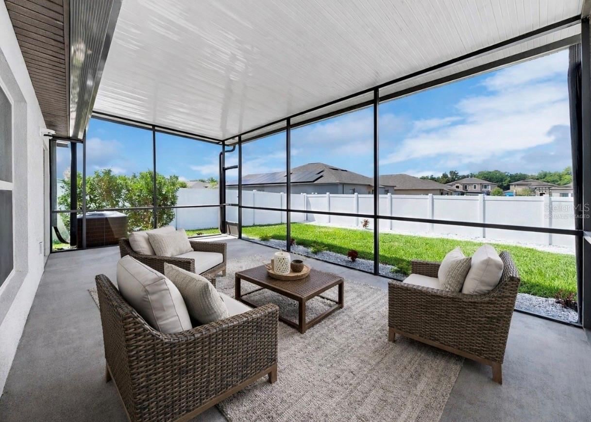 Virtually Staged Lanai