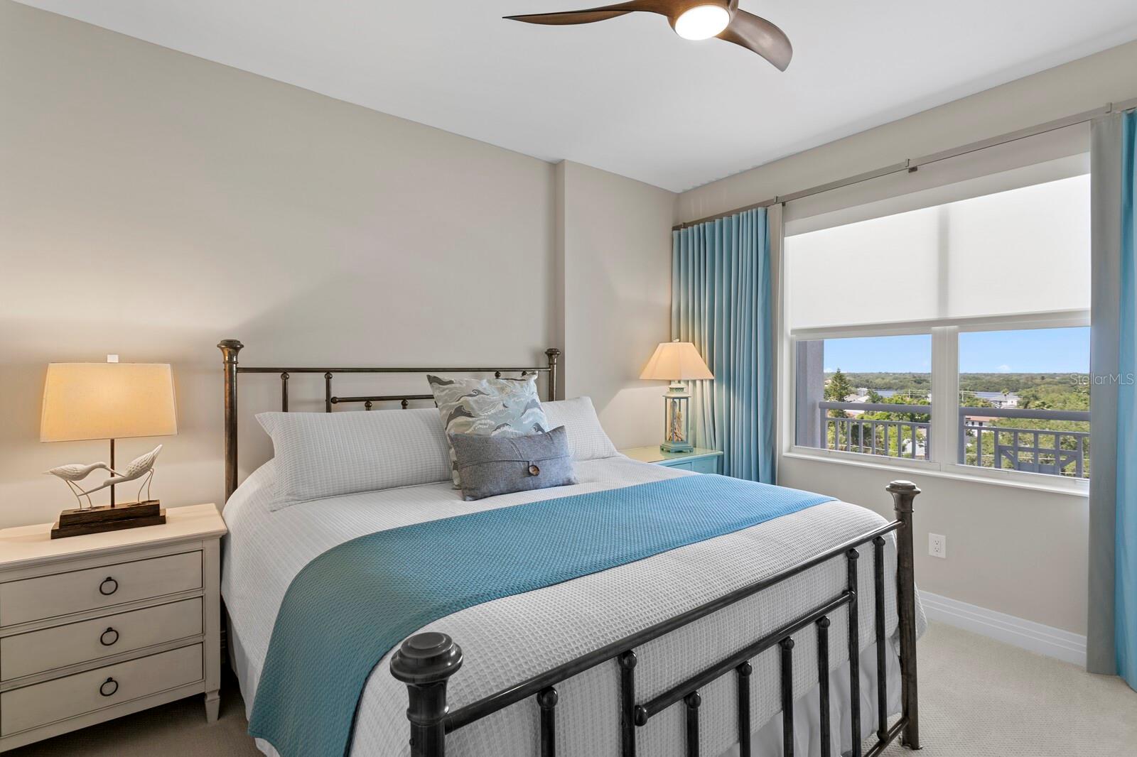 Guest Bedroom with views of Smacks Bayou and Snell Isle