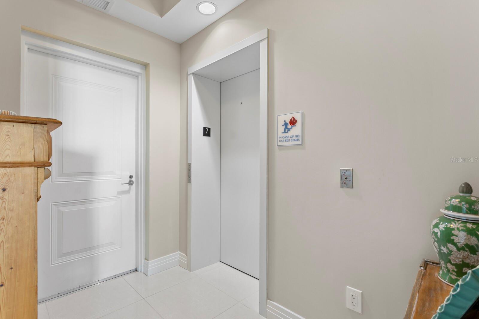 Elevator is dedicated to two units per floor with Fob Access only providing your private entryway.