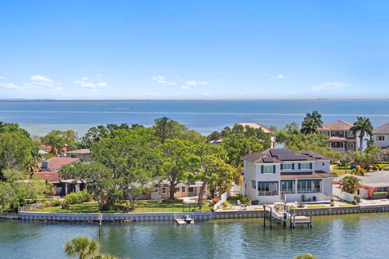 Nestled in Snell Isle amongst multi-million dollar homes.