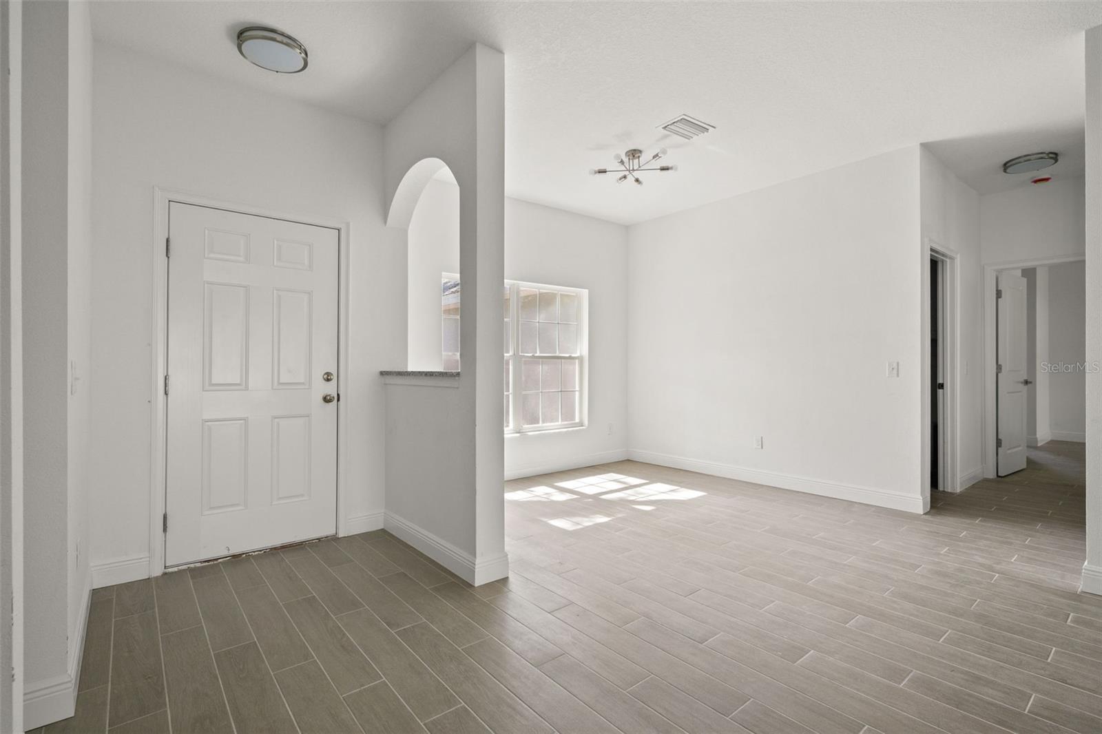 Foyer with flex and/or formal dining