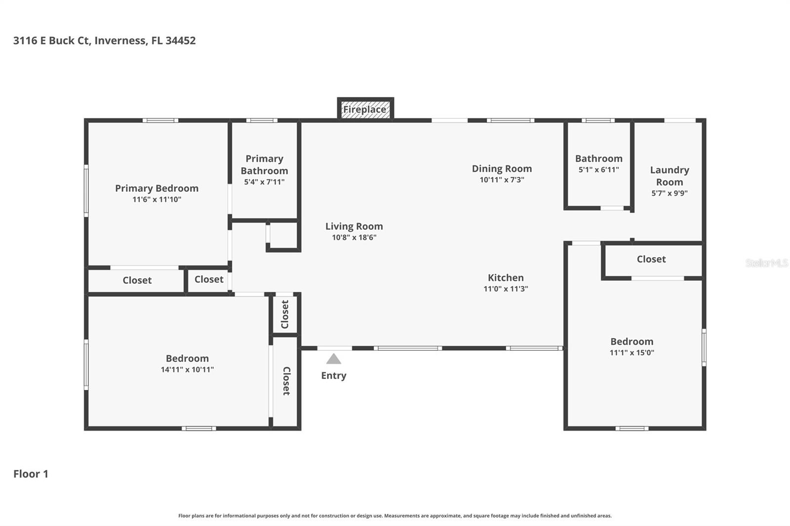 3116 E BUCK, INVERNESS, FL, 34452