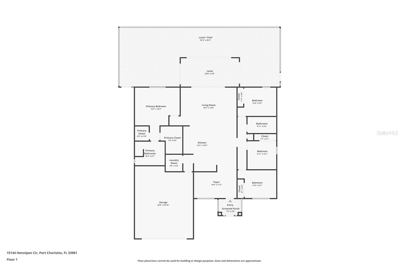 15144 HENNIPEN CIR, PORT CHARLOTTE, FL, 33981