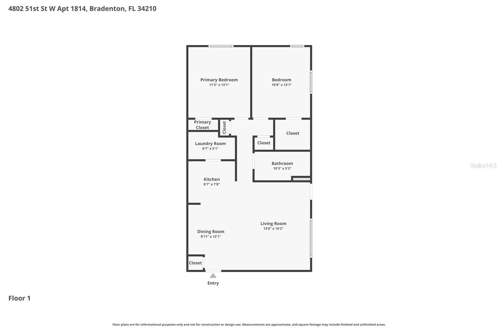4802 51ST ST W #1814, BRADENTON, FL, 34210