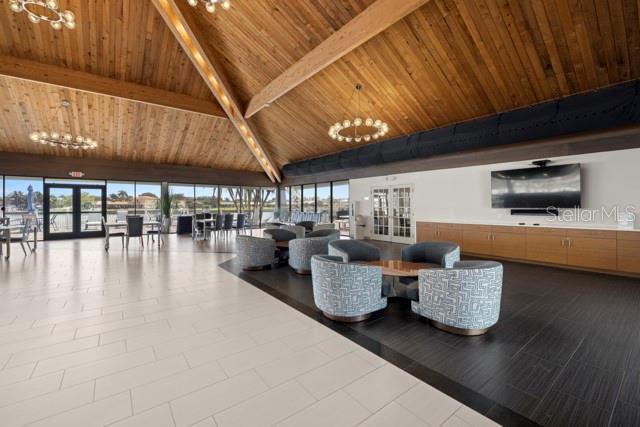 spacious beautiful clubhouse
