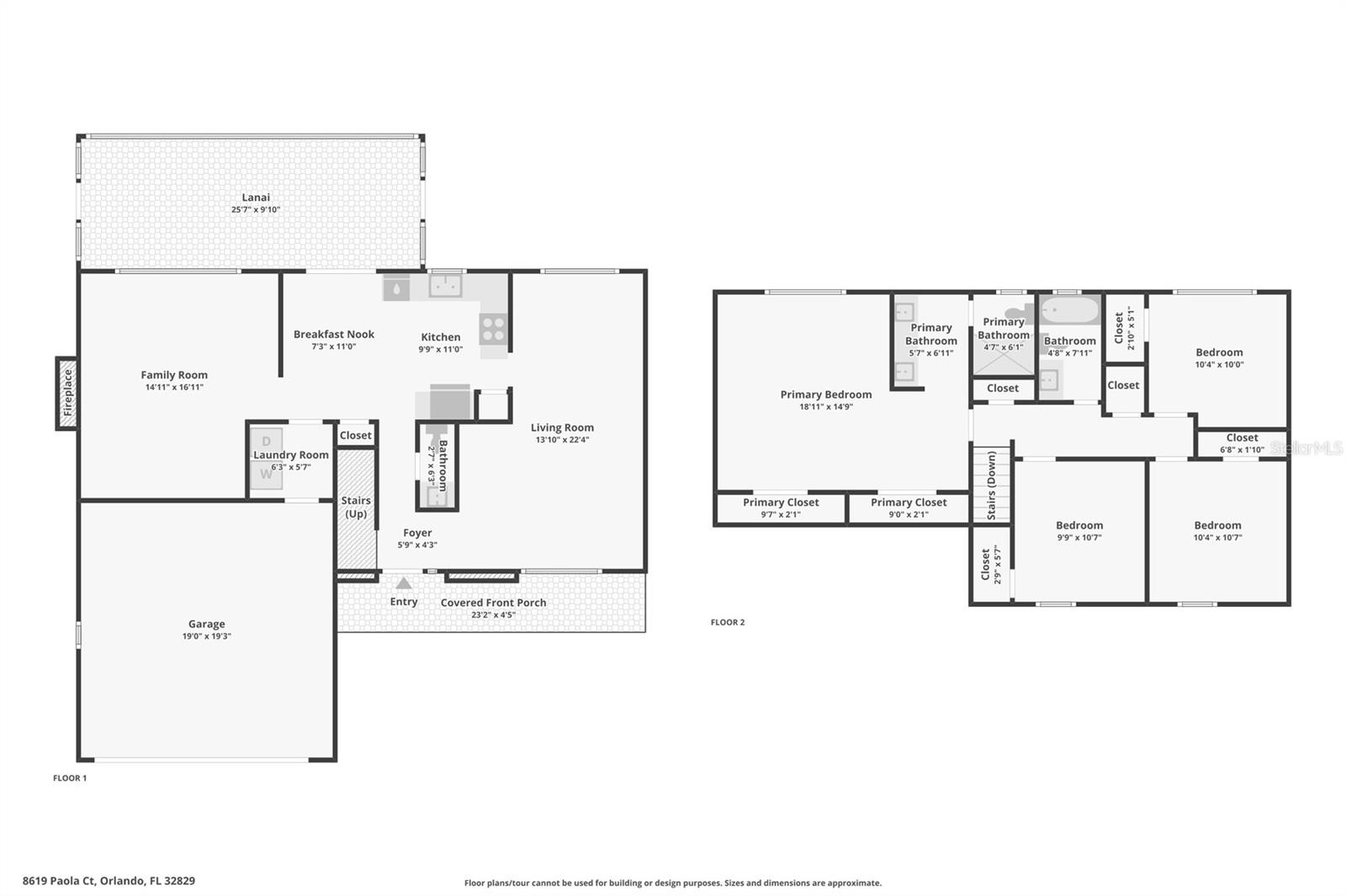 8619 PAOLA CT, ORLANDO, FL, 32829