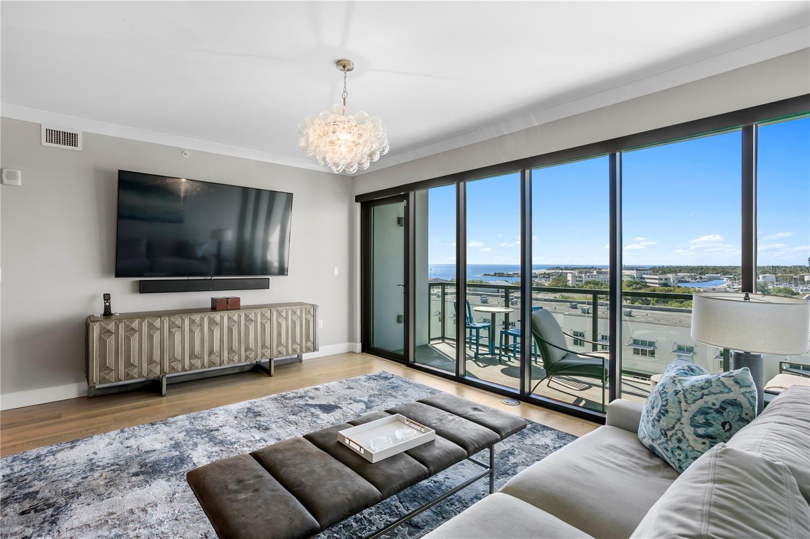 Family Room with water views