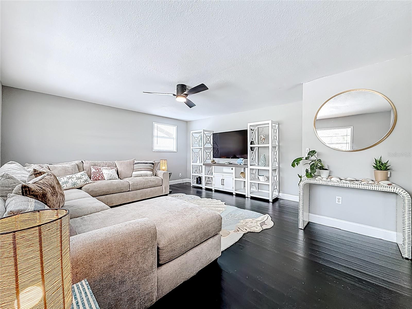 Large living room space