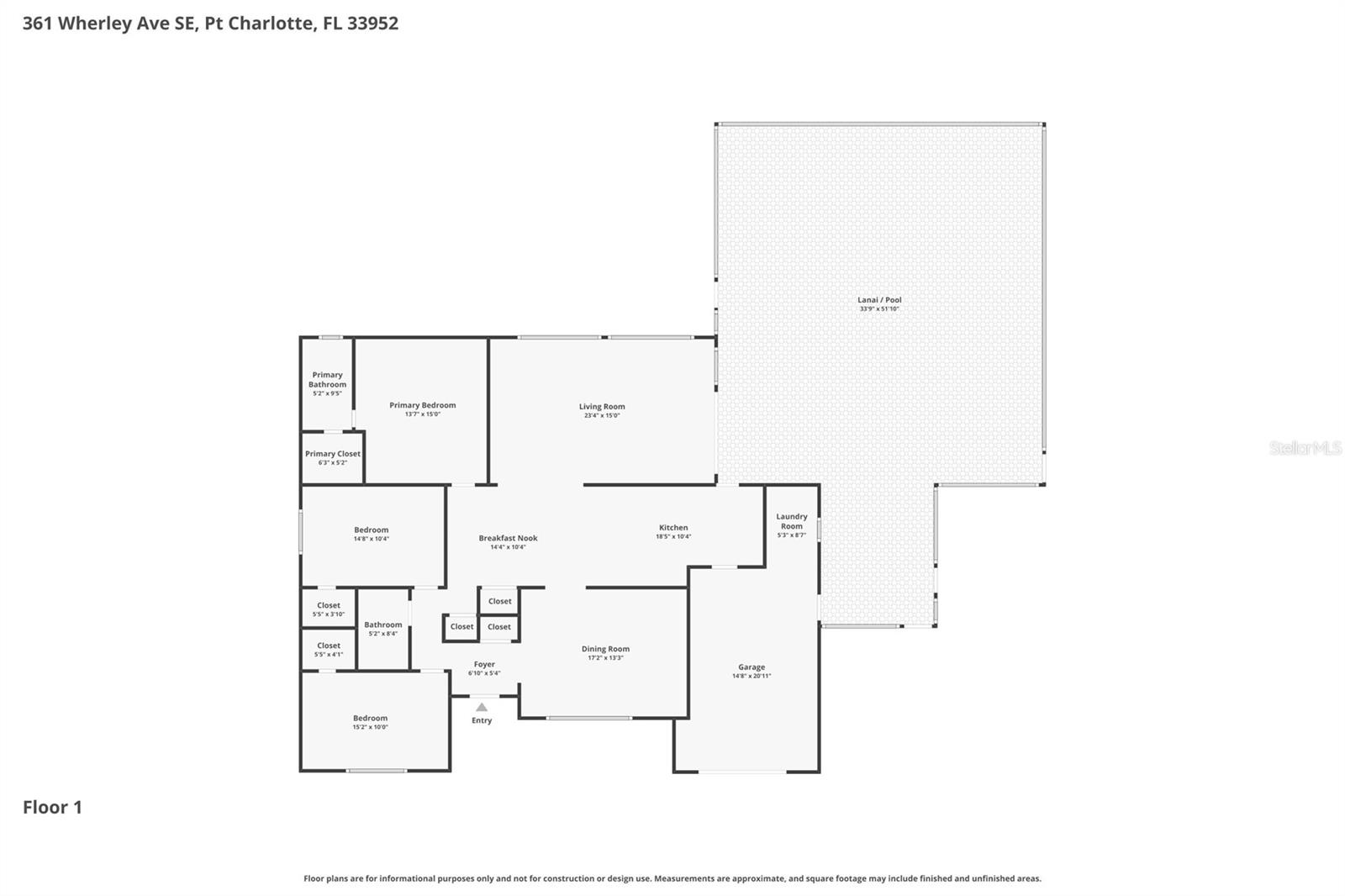 361 WHERLEY AVE SE, PORT CHARLOTTE, FL, 33952