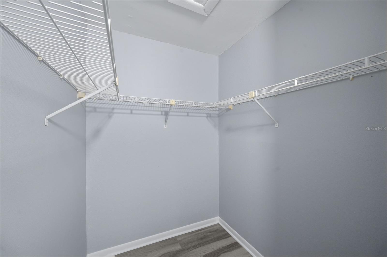 Primary walk-in closet