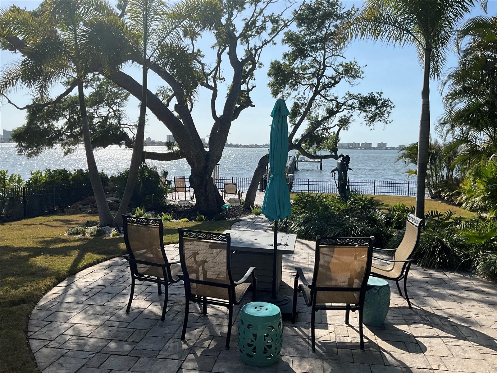 View from the secondary patio