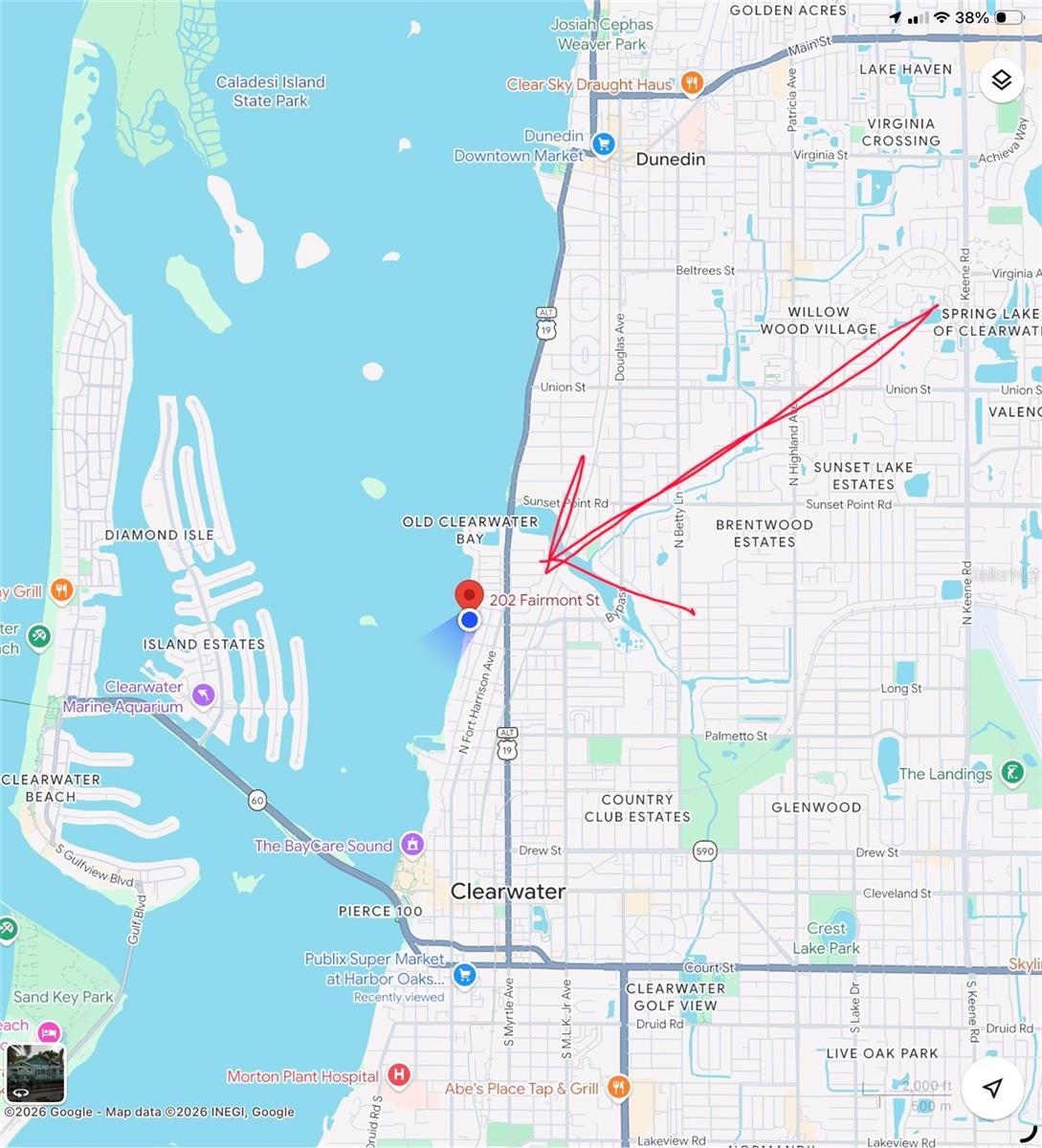 To give you an idea where it’s located on the Intracoastal Waterway.  Just mins. from the beach.