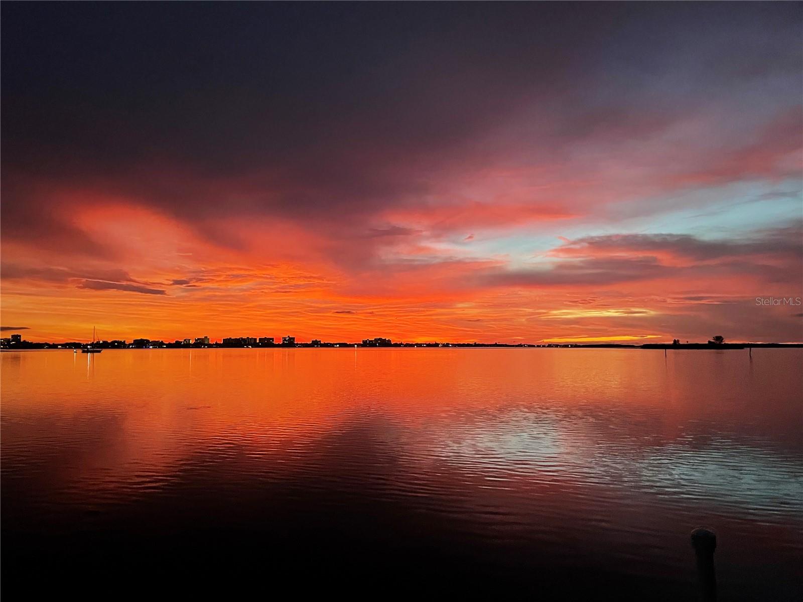 How is this for a sunset…incredible Right?