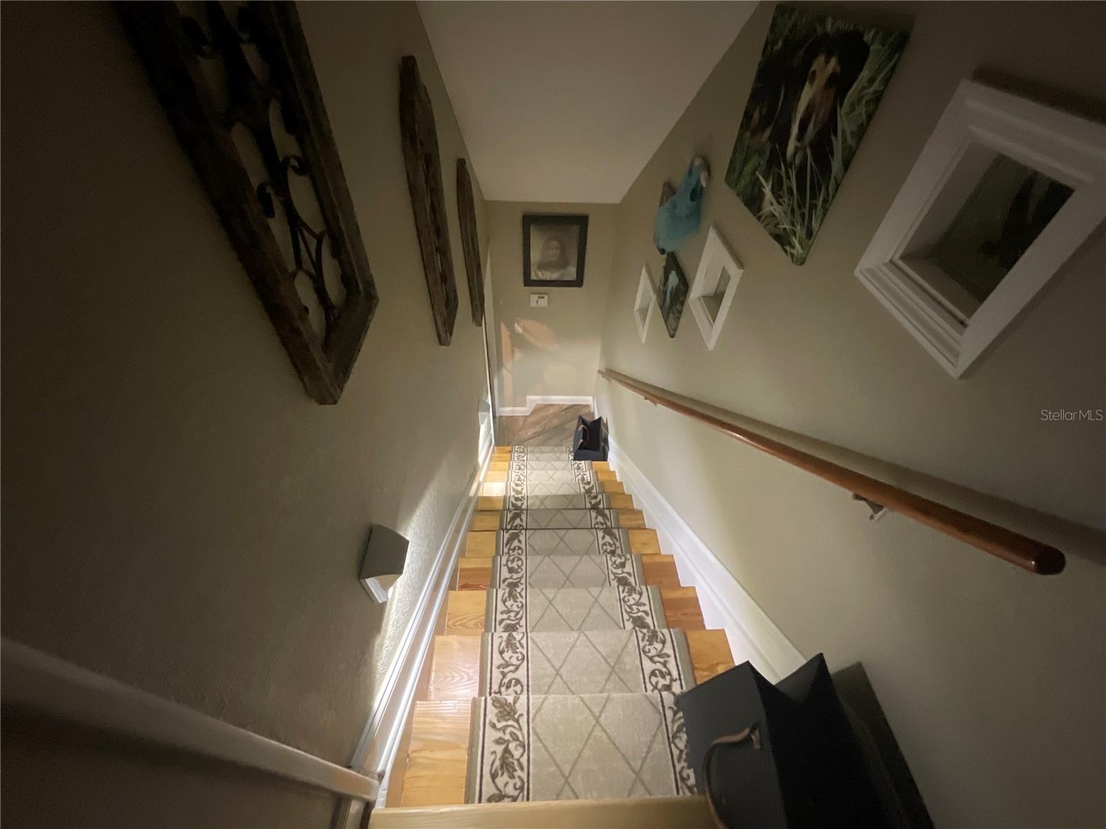 Back down stairs to those views…