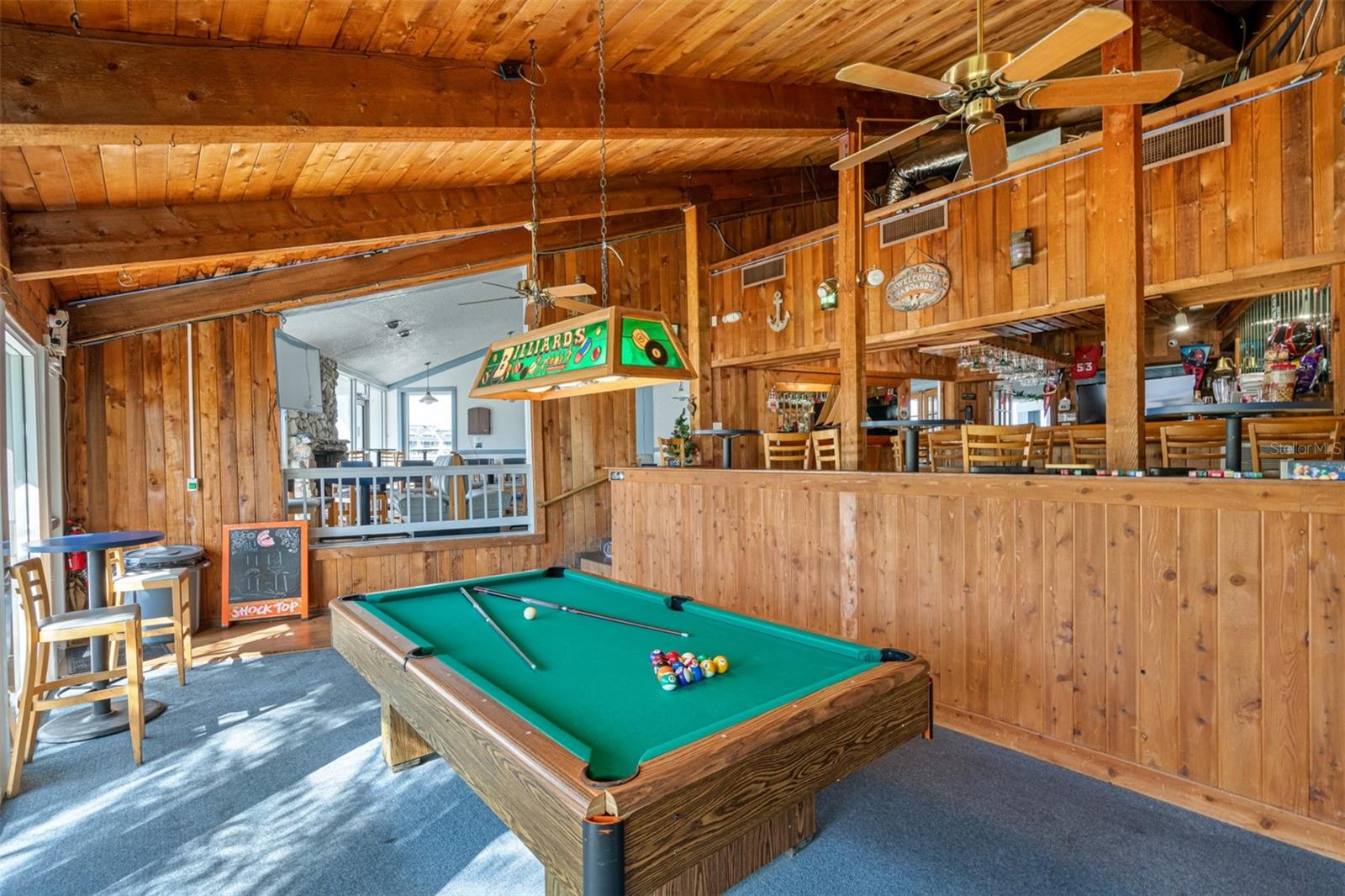 ... Clubhouse Restaurant - Full Bar - Billiards - Waterfront Seating. Now Used for In House Occasions for Owners..
