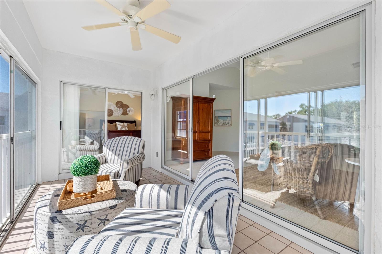 .. THe Master Bedroom can also be accessed from the Lanai.. A nice touch..