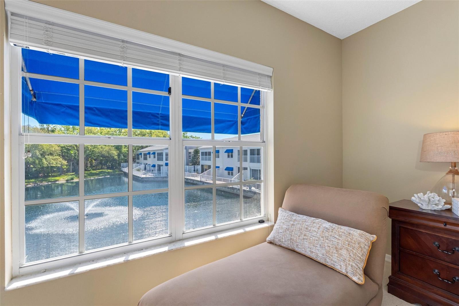 ... Water Views From Master Suite.. Warm Morning Winter Sun Permeates the Bedroom in the Winter Months.