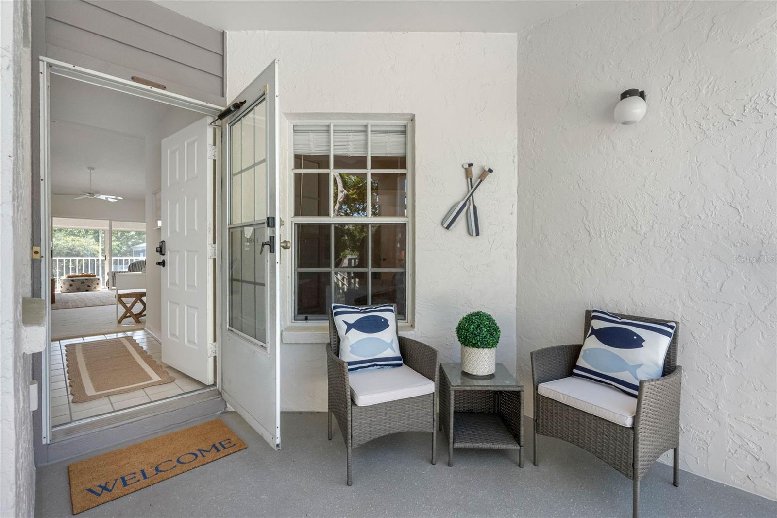 ..  Entrance to Residence 1841 has a Private Sitting Area. NOTE: Plenty of Natural Light Permeates the 2nd Floor Villas..